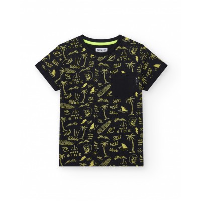 NATH CAMISETA WAVY ENDLESS SUMMER (KB08T401X1 BLACK)