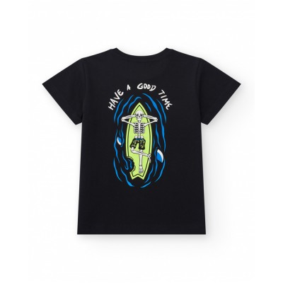NATH T-SHIRT FOUR ENDLESS SUMMER (KB08T402X1 BLACK)