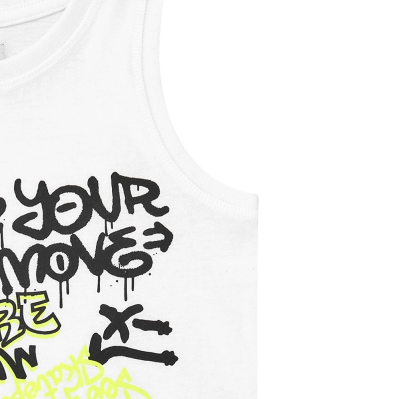 NATH TANK TOP NEWYORK MY FUTURE MY RULES (KB08T708W1 WHITE)