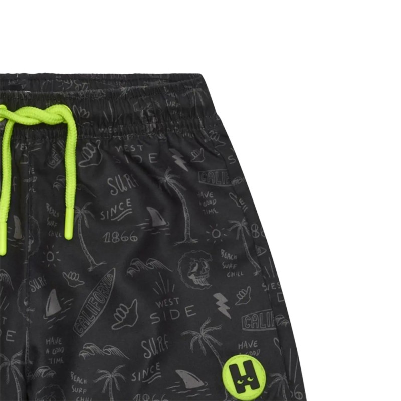 NATH SWIMSHORT ACUATIC ENDLESS SUMMER (KB08W401X1 BLACK)