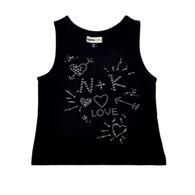 NATH SLEEVELESS T-SHIRT MORE ULTIMATE CITY CHIC (KG06T403X1 BLACK)