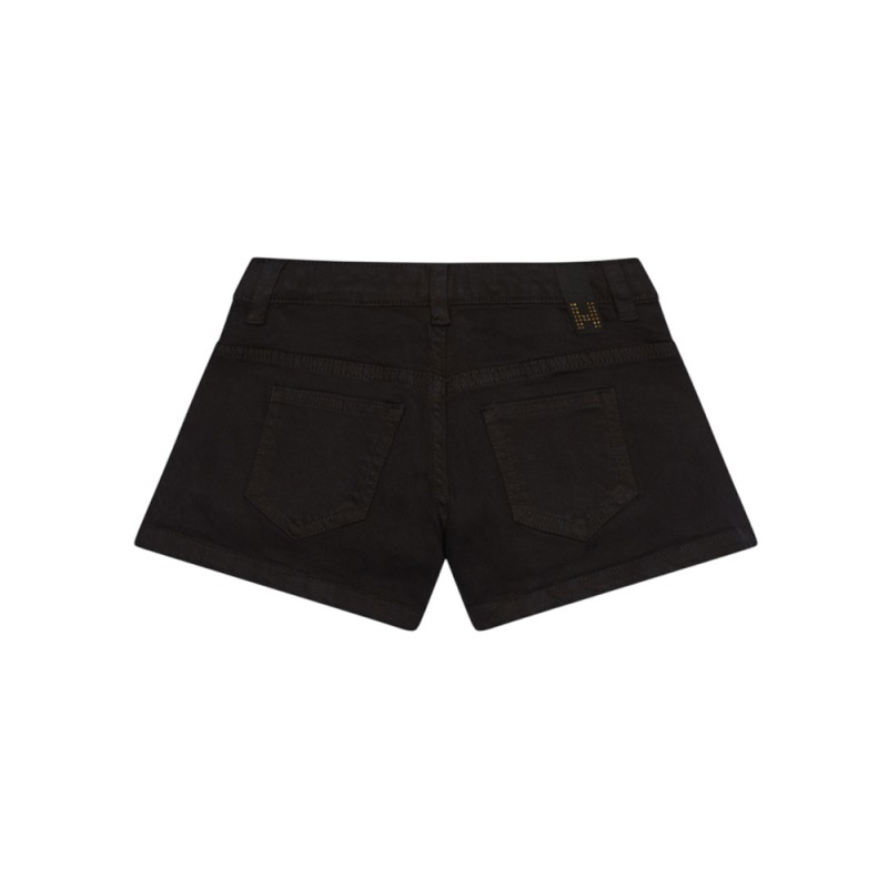 NATH DENIM SHORT HEY THE SUMMER DIARY (KG08H401S1 BLACK)
