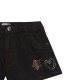 NATH DENIM SHORT HEY THE SUMMER DIARY (KG08H401S1 BLACK)