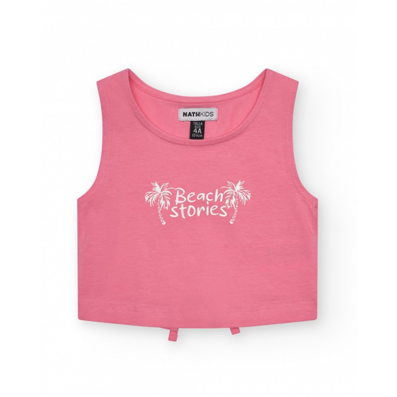 NATH TOP STORIES BEACH STORIES (KG08T101P1 PINK)