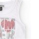 NATH TANK TOP BERRY STRAWBERRY SORBET (KG08T504W1 WHITE)