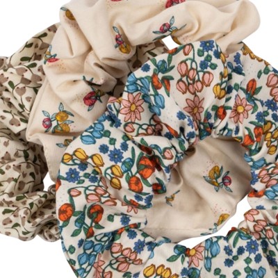 Konges Slojd 3 PACK SCRUNCHIE BIG (KS100040 PEONIA-BIBI FLEUR-MILK TANK)