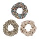 Konges Slojd 3 PACK SCRUNCHIE BIG (KS100040 PEONIA-BIBI FLEUR-MILK TANK)