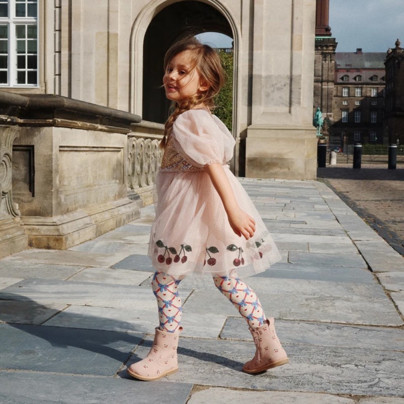 Konges Slojd BOW JAQUARD TIGHTS (KS101440 BOW MIX)