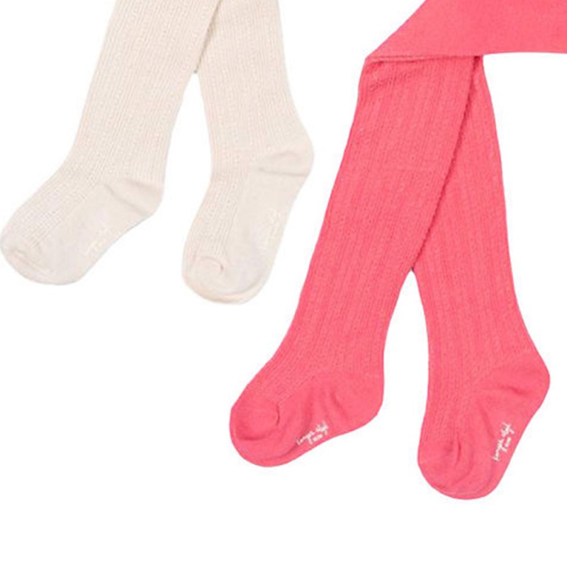 Konges Slojd 2 PACK POINTELLE TIGHTS (KS101453 BEIGE-ROSE)