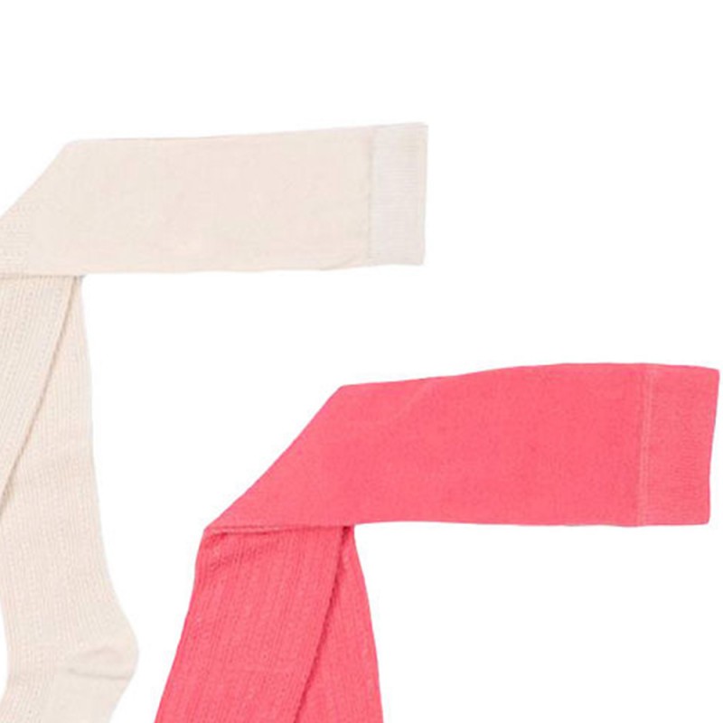 Konges Slojd 2 PACK POINTELLE TIGHTS (KS101453 BEIGE-ROSE)