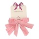 Konges Slojd 2 PACK VELVET BOW ELASTIC (KS101866 PEONY PINK)