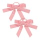 Konges Slojd 2 PACK VELVET BOW ELASTIC (KS101866 PEONY PINK)
