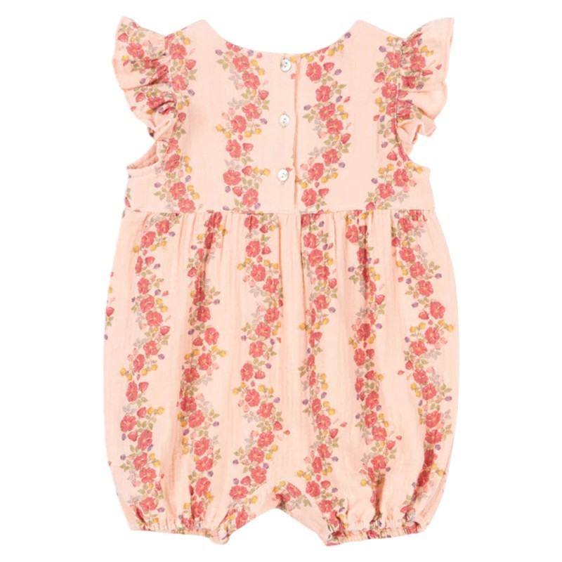 Konges Slojd COCO FRILL ROMPER GOTS (KS102275 FLORIA PINK)