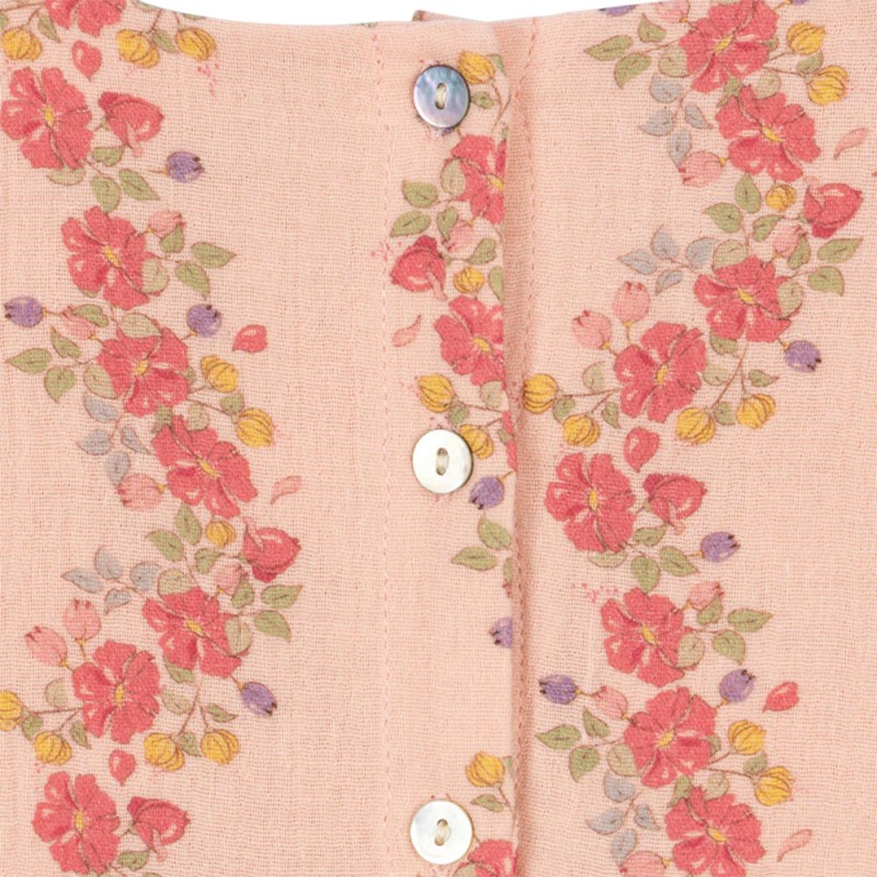 Konges Slojd COCO FRILL ROMPER GOTS (KS102275 FLORIA PINK)