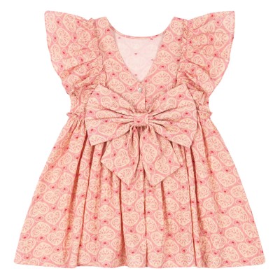 Konges Slojd AVA BOW DRESS GOTS (KS102444 LACY PINK)
