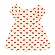 Konges Slojd CLASSIC SS DRESS GOTS (KS102546 AMOUR ROUGE)