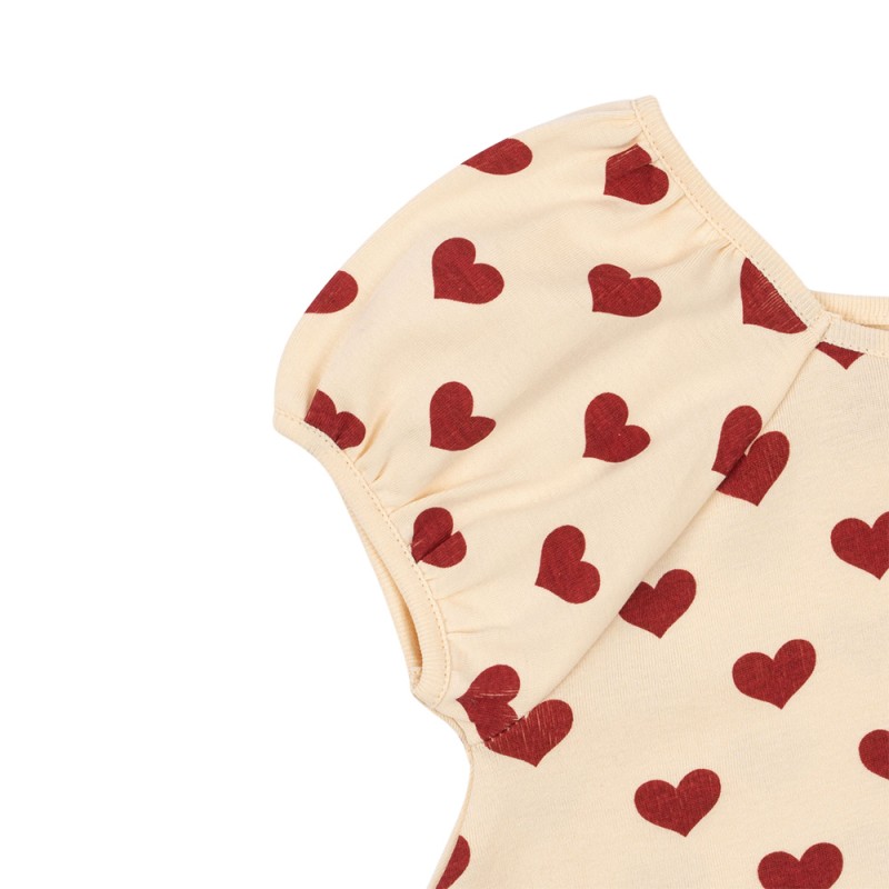 Konges Slojd CLASSIC SS DRESS GOTS (KS102546 AMOUR ROUGE)