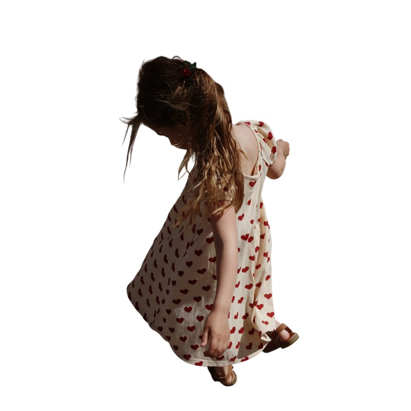 Konges Slojd CLASSIC SS DRESS GOTS (KS102546 AMOUR ROUGE)