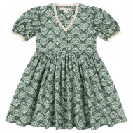 Konges Slojd COEUR LACE DRESS GOTS (KS102650 LACY GREEN)
