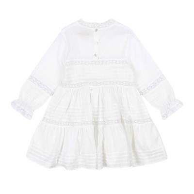 Konges Slojd ORCHID DRESS GOTS (KS103130 OPTIC WHITE)