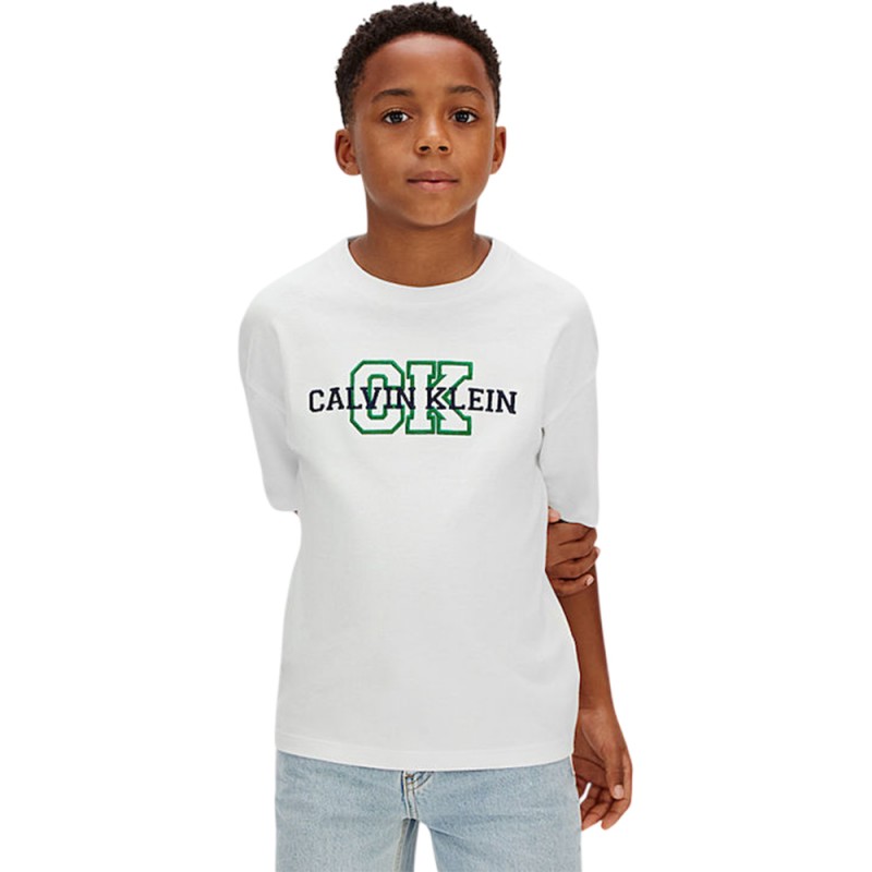 Calvin Klein VARSITY LOGO SS T-SHIRT (LVCKSJA11B YAF)