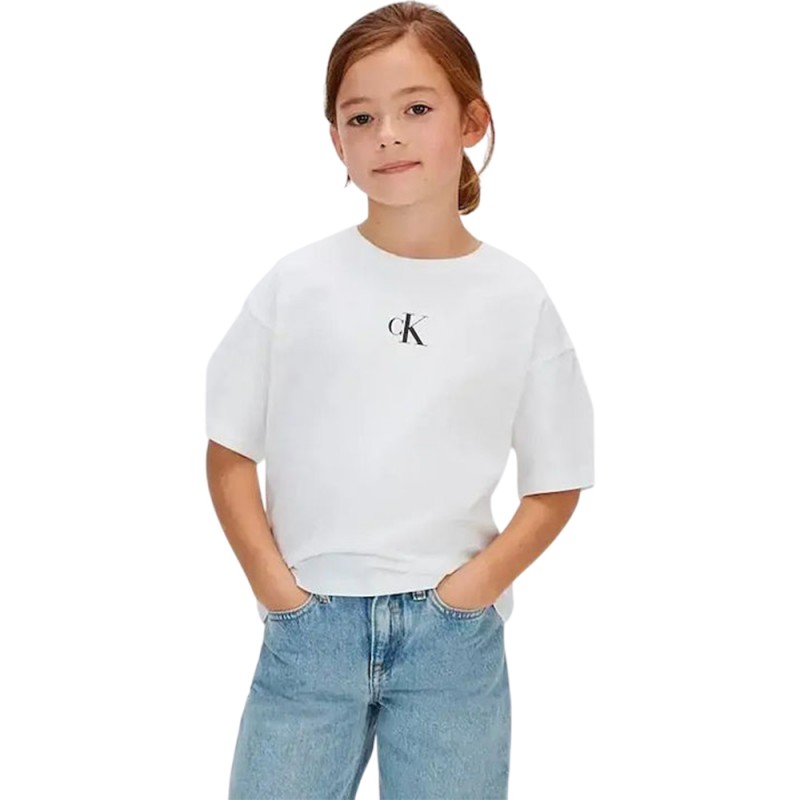 Calvin Klein CK LOGO BOXY T-SHIRT (LVCKSJA16G YAF)