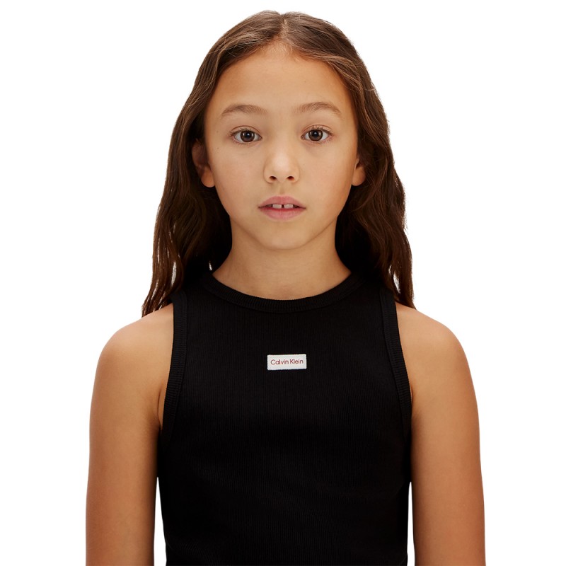 Calvin Klein RIB SLEEVELESS DRESS (LVCKSJH07G BEH)