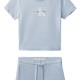 Calvin Klein 2Pc Knit Short Set (LVCKSJI09B C1O)