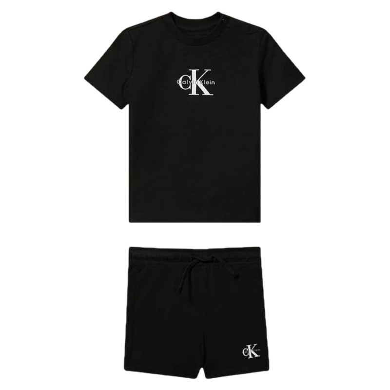 Calvin Klein 2Pc Fr. Terry Short Set (LVCKSJI15B PDV)
