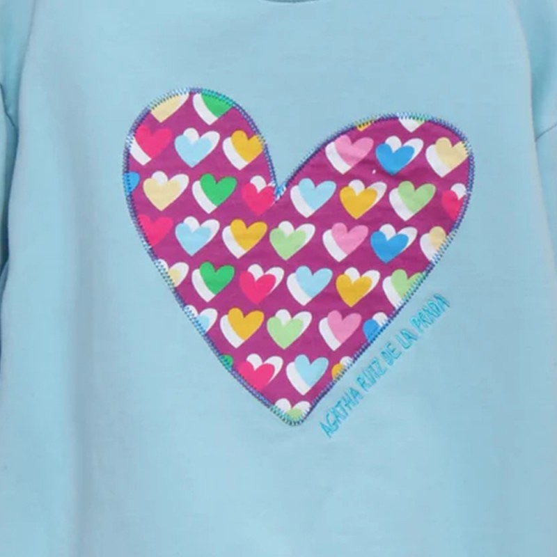 Agatha Ruiz de la Prada LOVABLES SWEAT-SHIRT ARP (PVSWS.0169 BLUE)