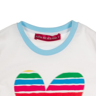 Agatha Ruiz de la Prada NICE T-SHIRT ARP (PVTSH.0169 WHITE)