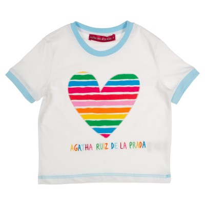 Agatha Ruiz de la Prada NICE T-SHIRT ARP (PVTSH.0169 WHITE)
