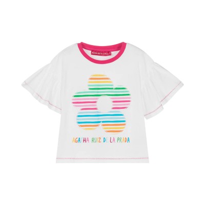 Agatha Ruiz de la Prada  NICE T-SHIRT ARP (PVTSH.0172 WHITE)