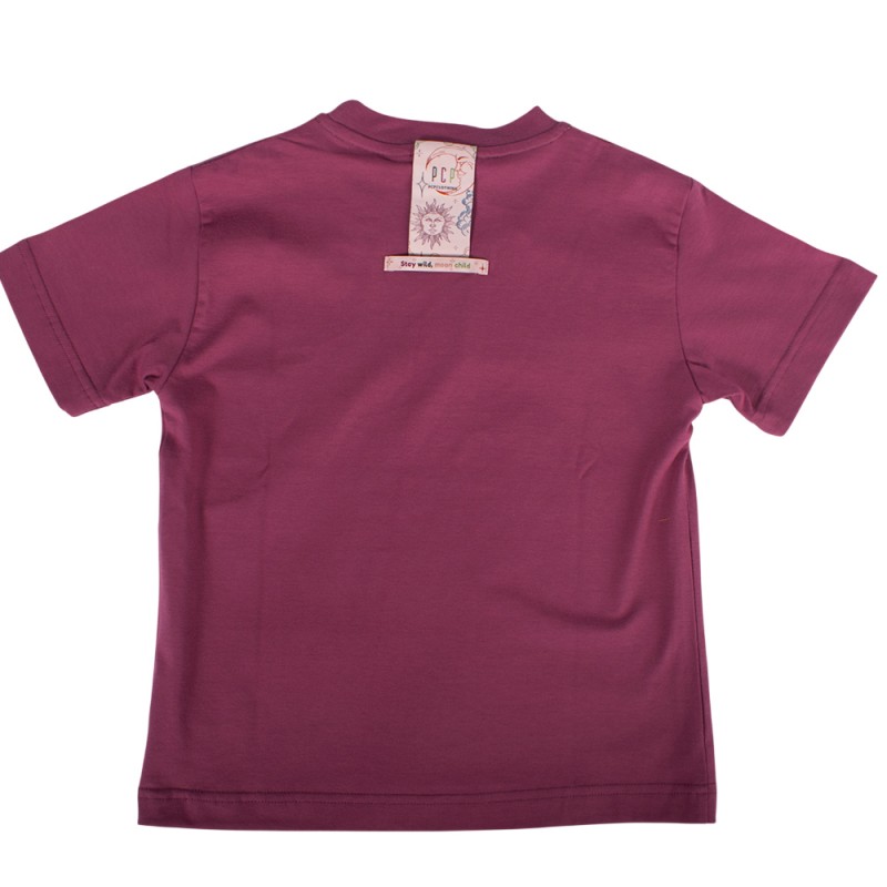 PCP KIDDO T-SHIRT ONE COLOR ΠΑΙΔΙΚΟ ΜΠΛΟΥΖΑΚΙ (S090000 Plum)