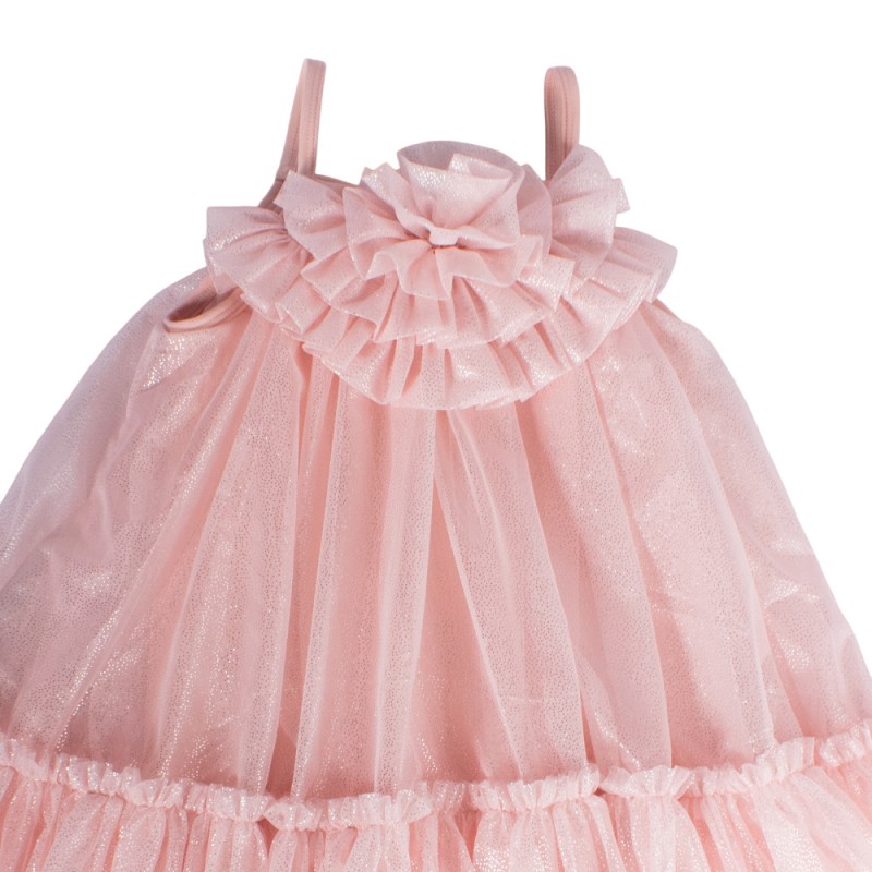 Angel's Face ROSHEEN SPARKLE TULLE STRAPPY DRESS (SU26ROSHEEN SWEET BLUSH)