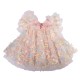 Angel's Face MARLOWE 3D MULTI FLOWER TULLE DRESS (SU26_MARLOWE BLUSH MULTI)